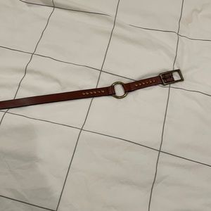 Medium skinny belt with metal detail